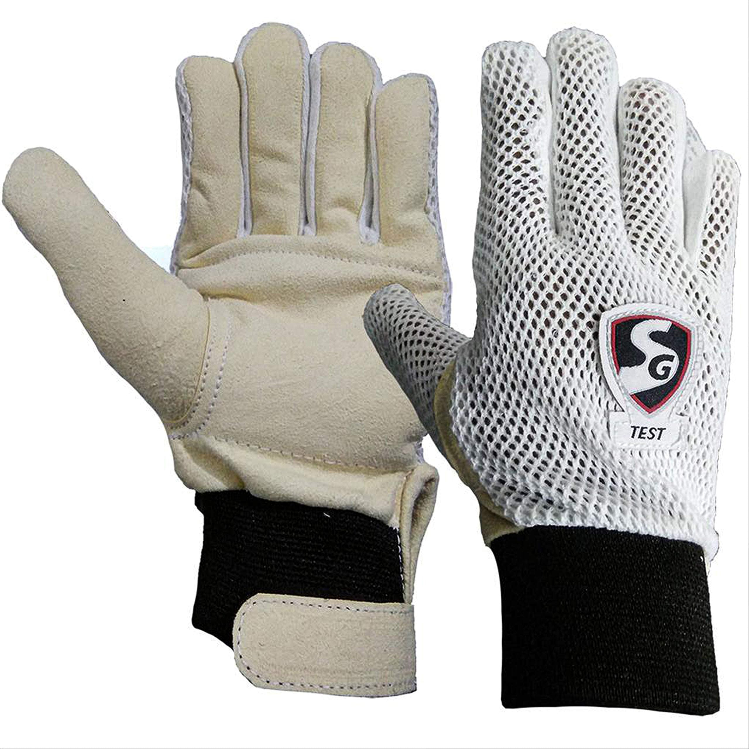 SG Test Cricket Cotton Inner Gloves, Adult (Assorted)