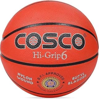 Cosco Hi-Grip Basket Balls, Size 6 (Orange)
