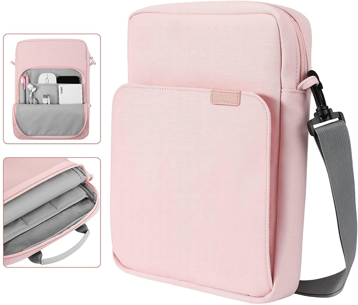 SwooK Tablet Sleeve for 9-11 inch Sleeve Compatible for iPad 10th 10.9, 10.2, Pro 11 M2, iPad Air 9.7, Oneplus Pad, xiaomi pad, Samsung Galaxy, Oppo, Redmi Pad, Realme Pad X Tablets Bag Sleeves