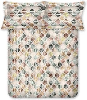 Bombay Dyeing Dream Lover 104 TC Queen Size 100% Pure Cotton Bedsheet with 2 Pillow Cover, Brown | 100% Pure Cotton, 2 Pillow Cover