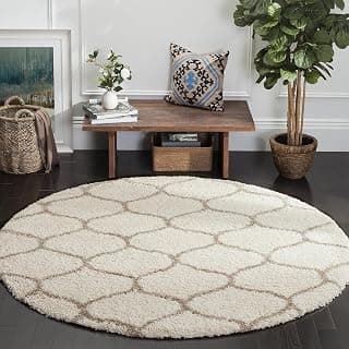 Polyester Carpet (Beige, 4 x 4 Feet)