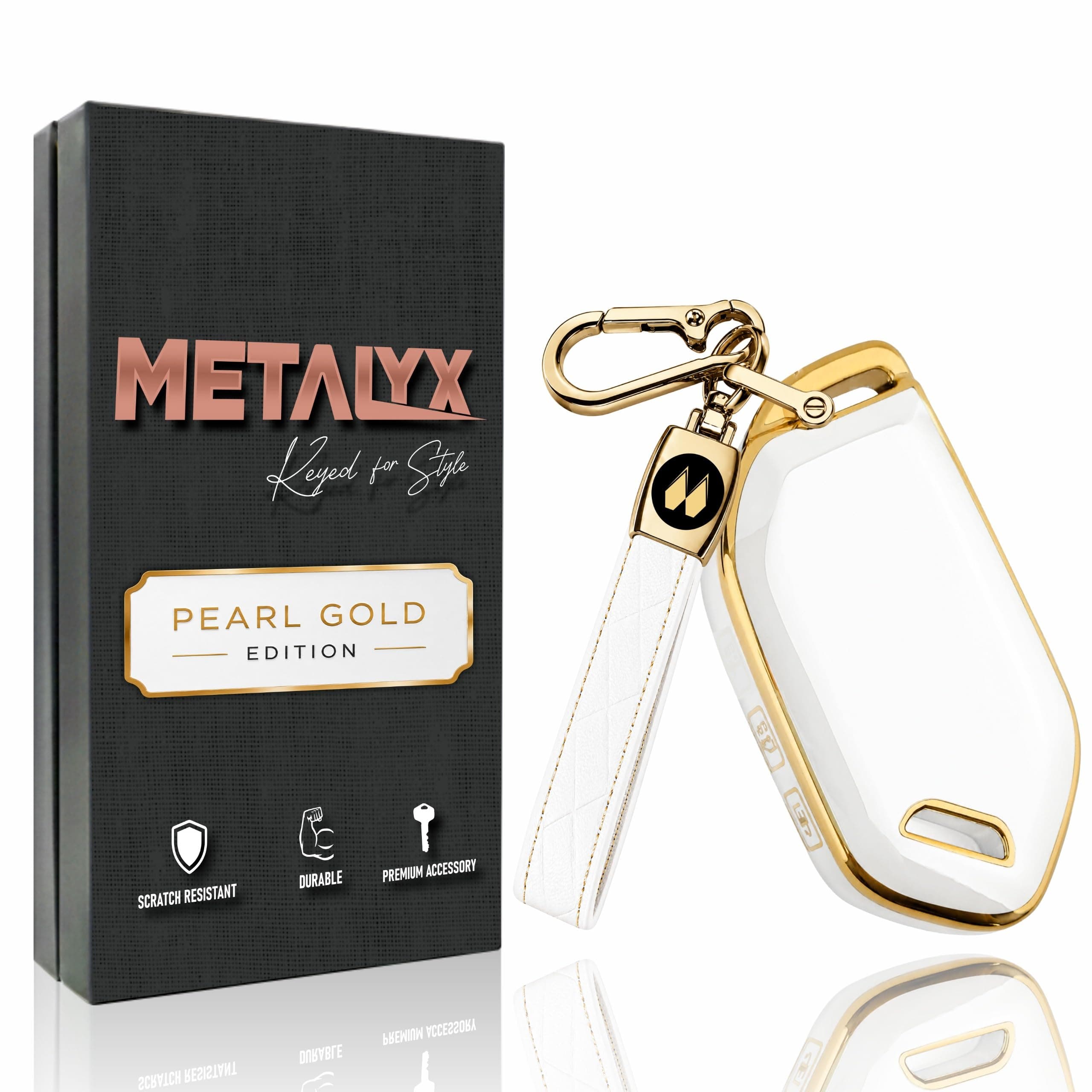 Metalyx Key Fob Cover for Kia Seltos 2026 Facelift (HTK, HTK(O), HTX, HTX(A), GTX, GTX(A)) | Soft TPU | Anti-Scratch | Strong Signal | Stylish Case with Lanyard