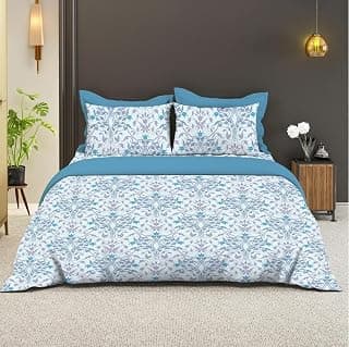 Bombay Dyeing King Size Bedsheet Cotton – Super Soft and 164 TC Premium Fabric, 2 Pillow Covers Included (274 x 274 cm) - 10