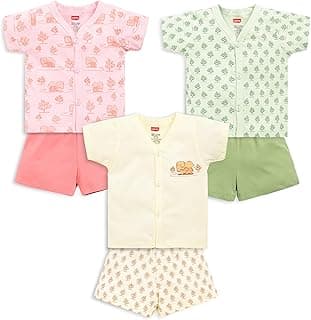 LuvLap Baby Boys & Girls H/S Jhabla CoSet