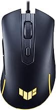 ASUS TUF Gaming M3 Gen II Gaming Mouse, Wired, 59g Lightweight, IP56 dust & Water Resistance, Antibacterial Guard, 8K DPI Optical Sensor, 6 Programmable Buttons, Teflon Mouse feet, Black