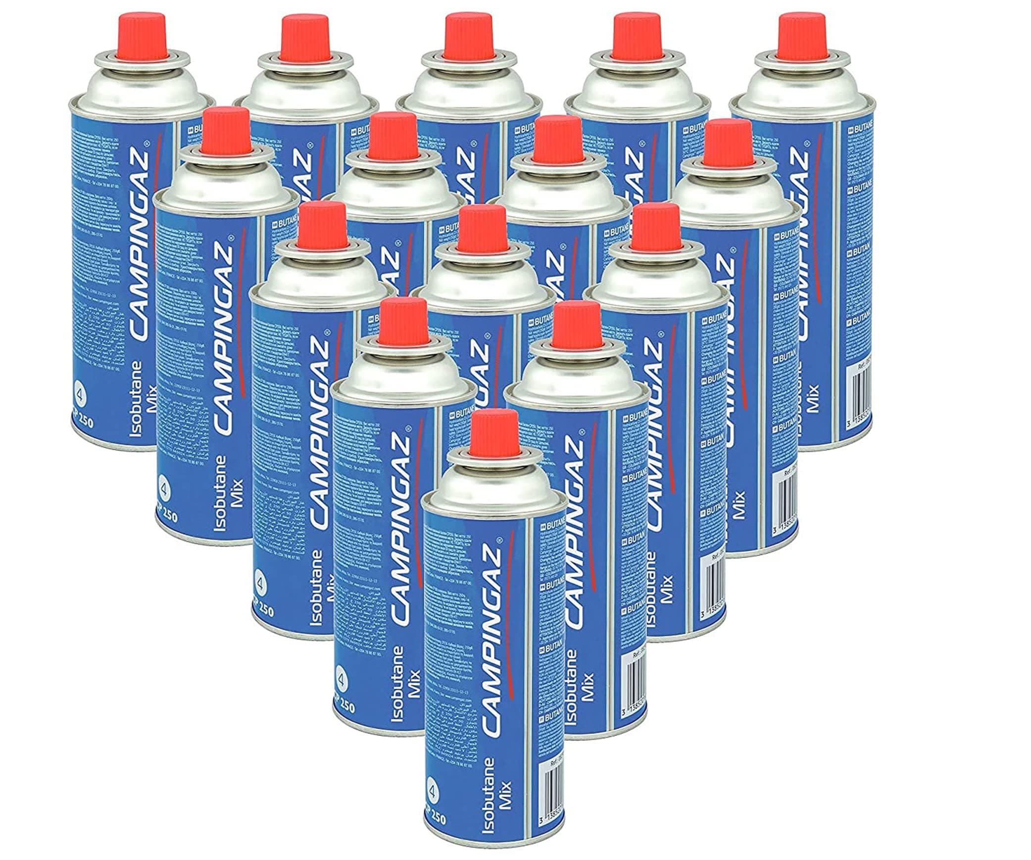 CAMPINGAZ Compact Butane Gas Canister, Perfect for Camping & Outdoor Cooking (Blue, 12)