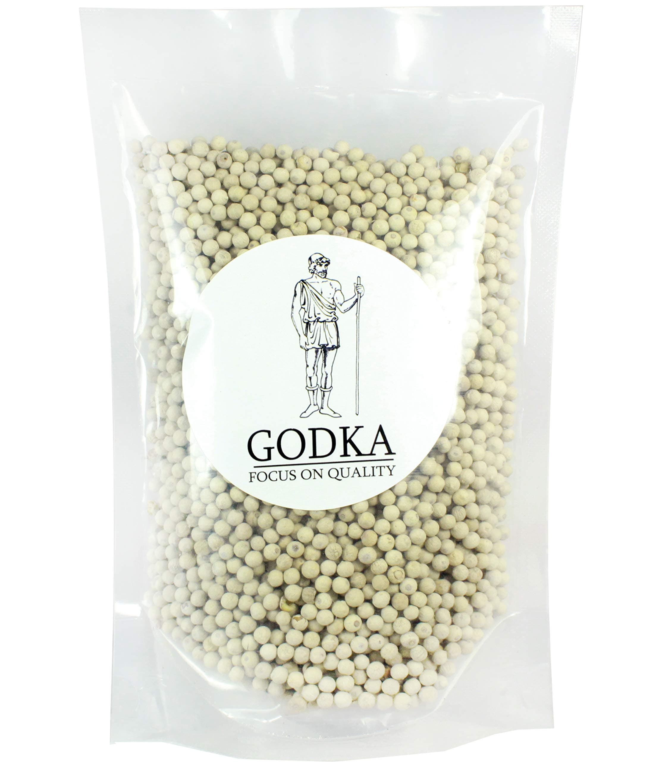 Godka Organic Whole White Pepper/Sabut Safed Mirch,200 grams
