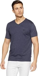 Van Heusen Men Athleisure Smart Tech T-Shirt - Easy Stain Release, Anti Stat, Ultra Soft