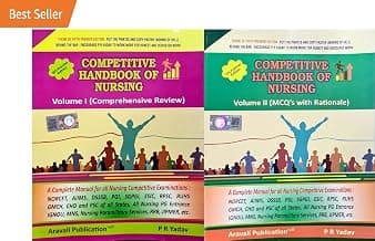 Competitive Handbook of Nursing - PR Yadav - Vol 1 & 2 - 5th Premier Ed. - Set of 2 Books - [ORIGINAL BOOK-TOP GRADE PAPER & PRINT] with Hologram - Updated for 2025 Exams