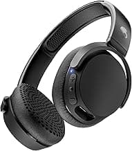 Skullcandy Riff 2 On-Ear Wireless Headphones, 34 Hr Battery, Microphone, Works with iPhone Android and Bluetooth Devices - Black