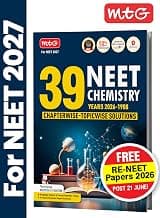 MTG NEET PYQ 39 Years Chemistry Book For 2026-2027 Exam | Chapterwise Topicwise Solved Question Papers | Free Video Solutions | AI Powered Digital Resource