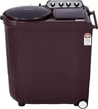 Whirlpool 8.5 Kg 5 Star Semi-Automatic Top Loading Washing Machine (ACE 8.5 TURBO DRY, Wine Dazzle)