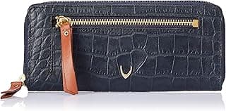 Hidesign Women Leather Wallet- Mn Blue