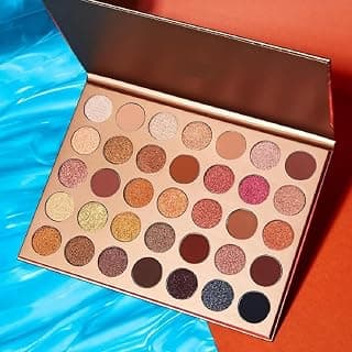 Eyeshadow Palette for Women 35G Bronze Goal Multicolor Eye Shadow Kit, Matte, Shimmer Eyeshadow High Pigment Blendable Long Wear Party & Daily Makeup, Women Gift Items