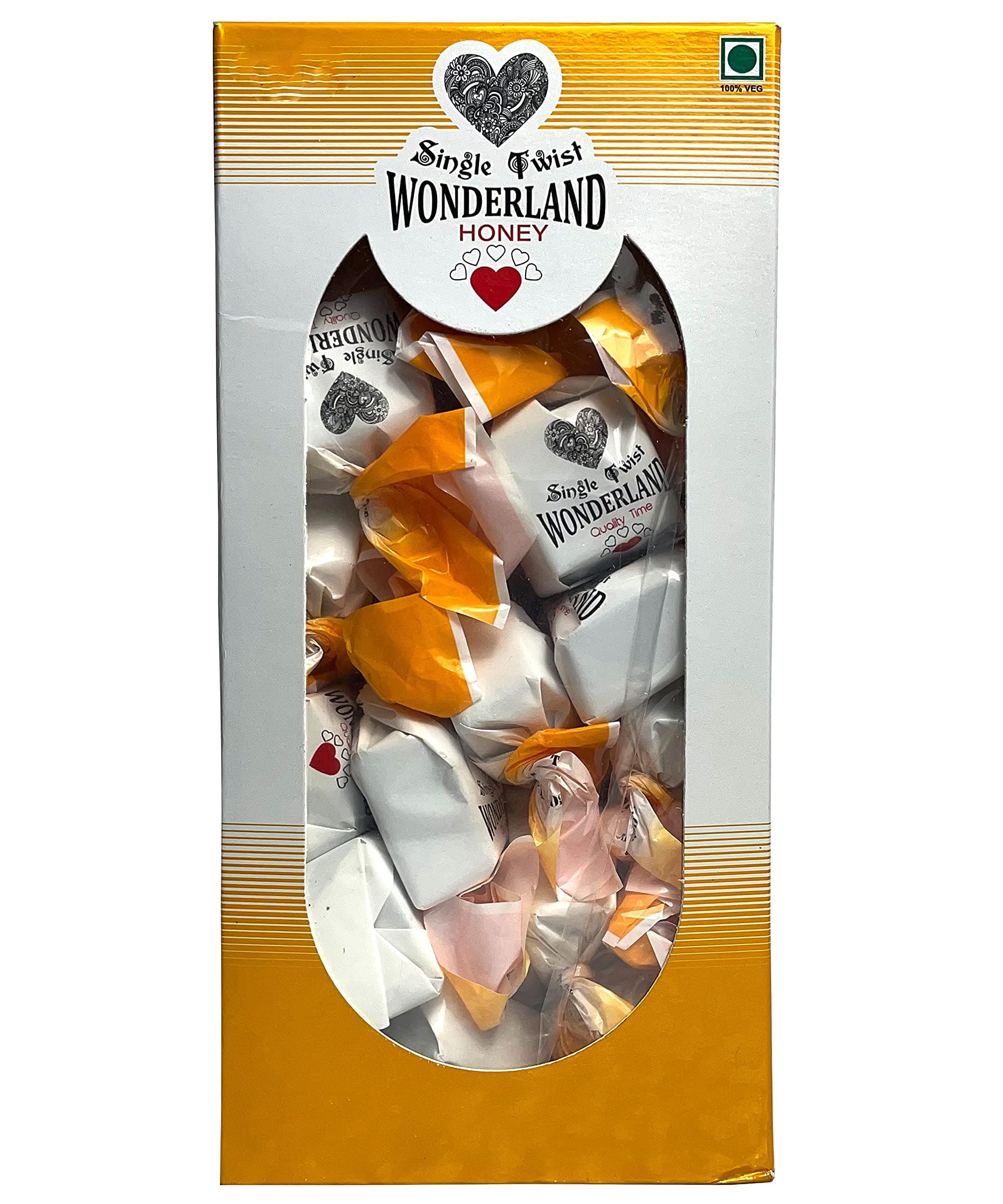 GODKA Wonderland Center Filled Milk Chocolate With Honey Flavor | Center Filled Chocolate Box (30 Pcs, 420 grams)