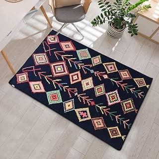 Urban Space 3D Digital Printed Carpet for Living Room, Rug for Bedroom, Carpet with Anti Skid Backing (4ft x 6ft, DR1019)