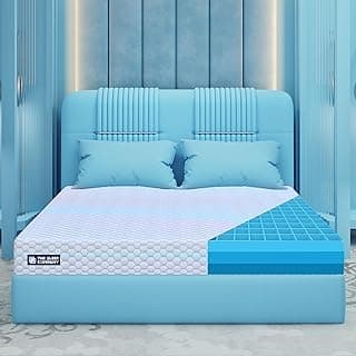 The Sleep Company SmartGRID Ortho SnowTec™ Cooling Mattress | 4-6 Degree Cooler | Japanese Patented Technology | AIHA Certified | Orthopedic Mattress for Back Pain Relief | Queen Bed 78x60x8