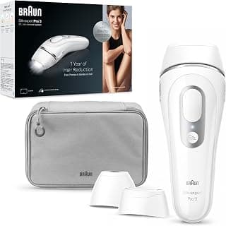 Braun IPL Permanent Hair Removal System for Women and Men New Silk Expert Pro 3 PL3221 Head to Toe Use FDA Approved Alternative to Laser Hair Removal 3 Bonus Caps