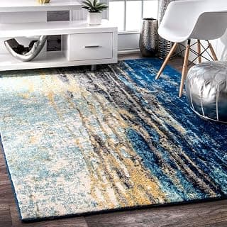 Status Contract Status 5 X 7 Feet Multicolor Printed Vintage Persian Carpet Rug Runner For Bedroom/Living Area/Home With Anti Slip Backing