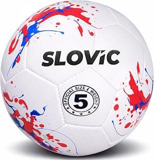 SLOVIC Professional Football for Kids [Size-5] | Hard Ground Foot-Ball | Ideal for Grass Ground & Artificial Turf | Training Foot Ball | Soccer Ball | Street Football for Men & Women | Gift for Boys
