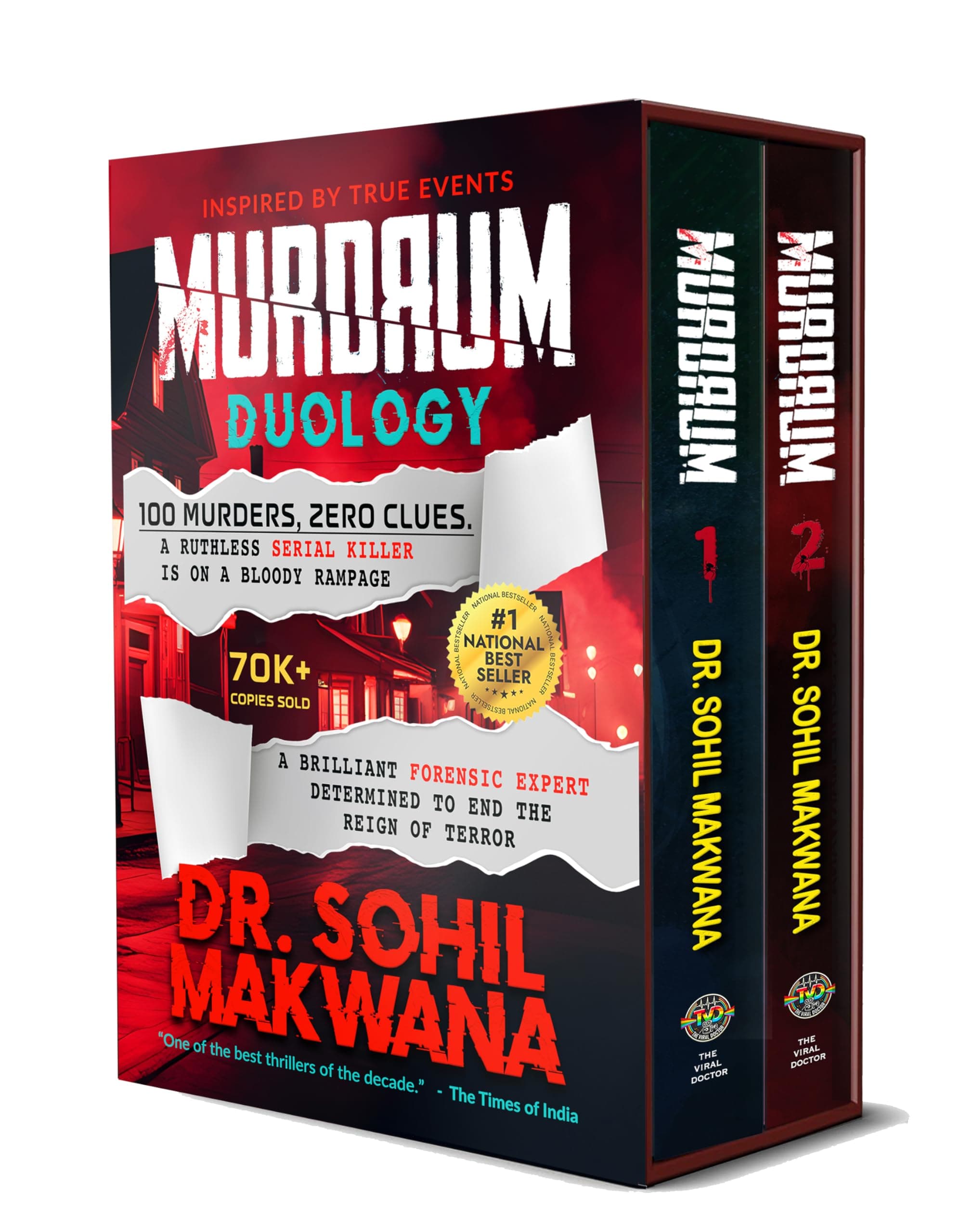 Murdrum Duology Boxset of 2 Books (Murdrum + Murdrum 2 Double Trouble) : An Addictive Forensic Crime Thriller with Jaw-Dropping Twists and Bone-Chilling Suspense | A Perfect Gift for Mystery Lovers