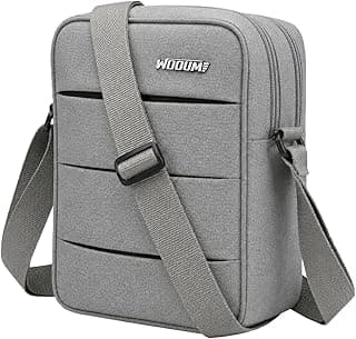 Wooum Crossbody Sling Bag for Men & Women – Water-Resistant Side Shoulder Bag with 2 Main Compartments & Zipper Pockets – Perfect for Office, Travel & Daily Use