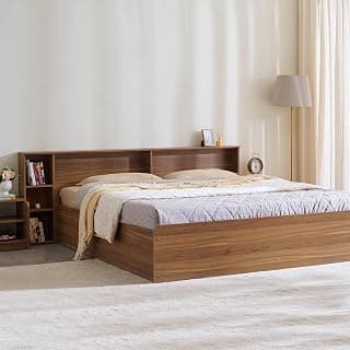 Home Centre Helios - David | Engineered Wood | Box Storage | King Beds | Brown | 1 Year Warranty