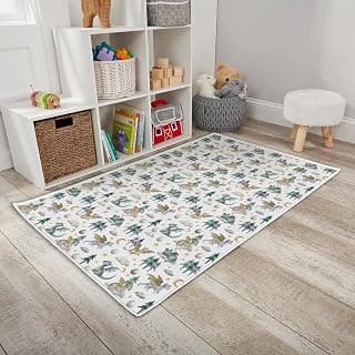 HawSkgFub Baby Toddler Boy Girl * Playroom Area Rug, Non Slip Nursery Play Mat Carpet, Kids Bedroom Living Room Classroom Decor 80” x 58”