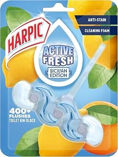 Harpic Active Fresh Toilet Rim Block Sicilian Edition 35g