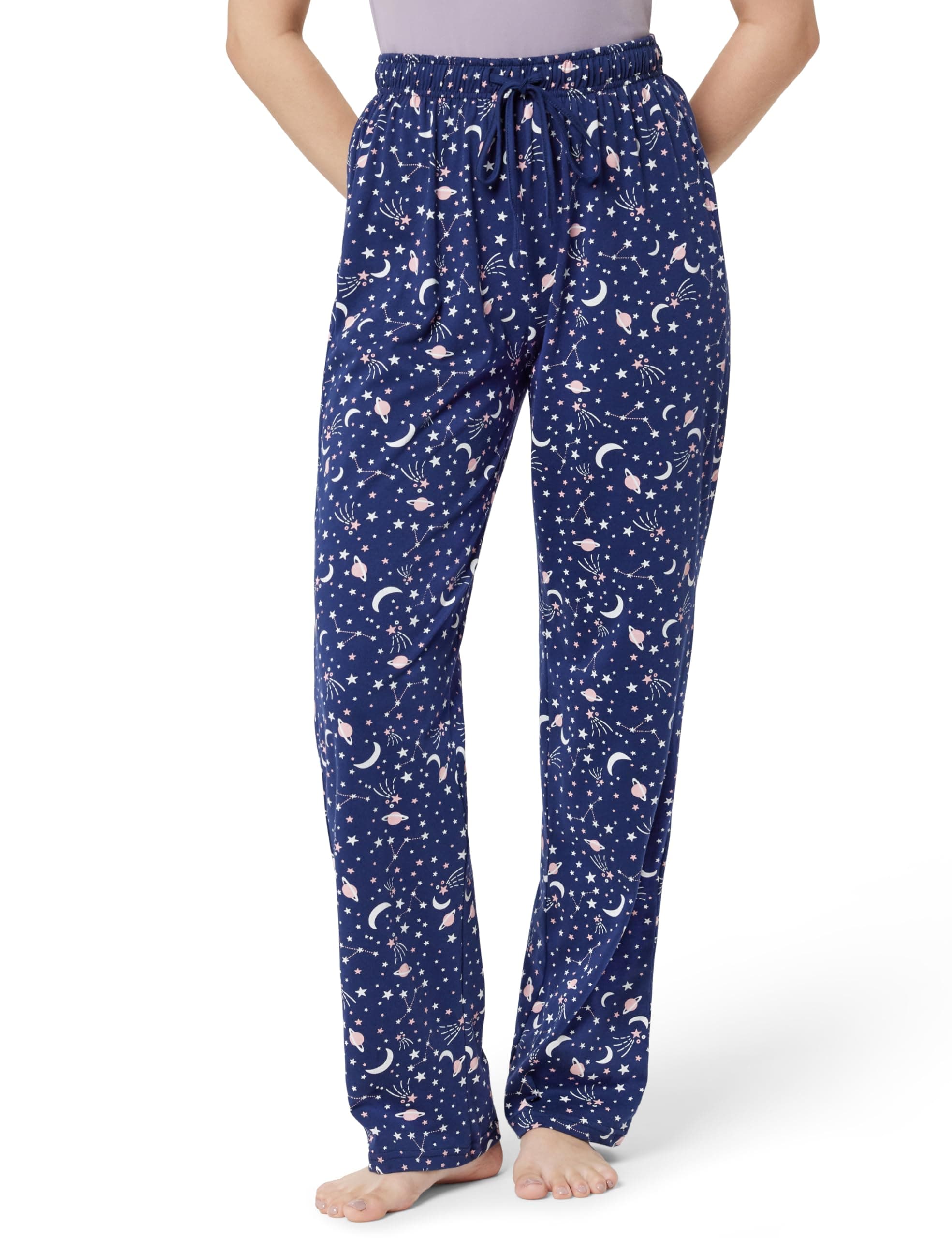 Max Women's Cotton Printed Regular Fit Knit Pyjamas