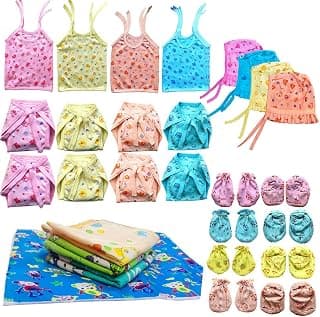 KmCho New born all in one baby Nappies, Clothes & Godadi