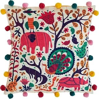 Chumbak Sundarbans 16" Gondh Cushion Cover