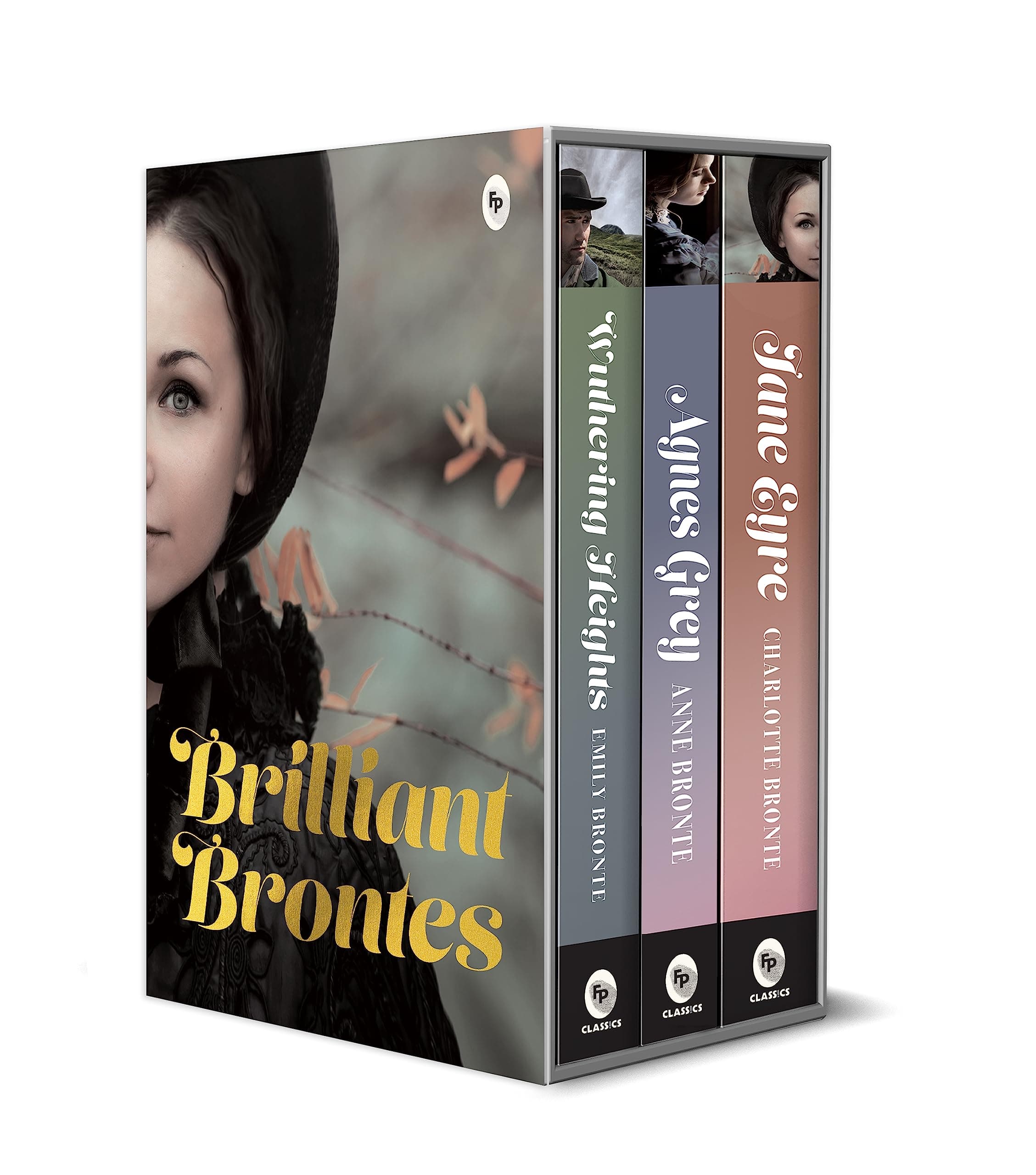 Brilliant Brontes Boxed Set (Jane Eyre, Wuthering Heights & Agnes Grey) Set of 3 Books