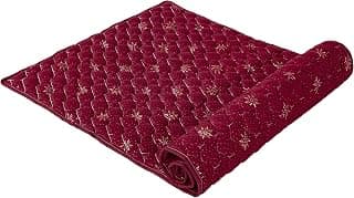 Amazon Brand - Solimo Granduc 1-inch Soft Single Size Mattress in Maroon (72X36X1, PU Foam)
