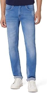 Spykar Men's Ricardo Straight Fit Mid Rise Casual Jeans