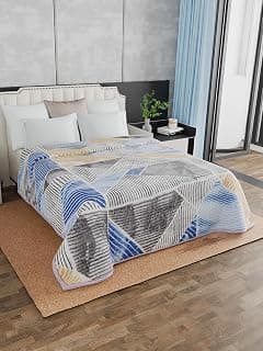 Signature Albela Double Bed Blanket Super Soft Weight 2.5 kg Cozy & Warm All Season Vibrant Prints Size 220 x 240 CM (Design 1)