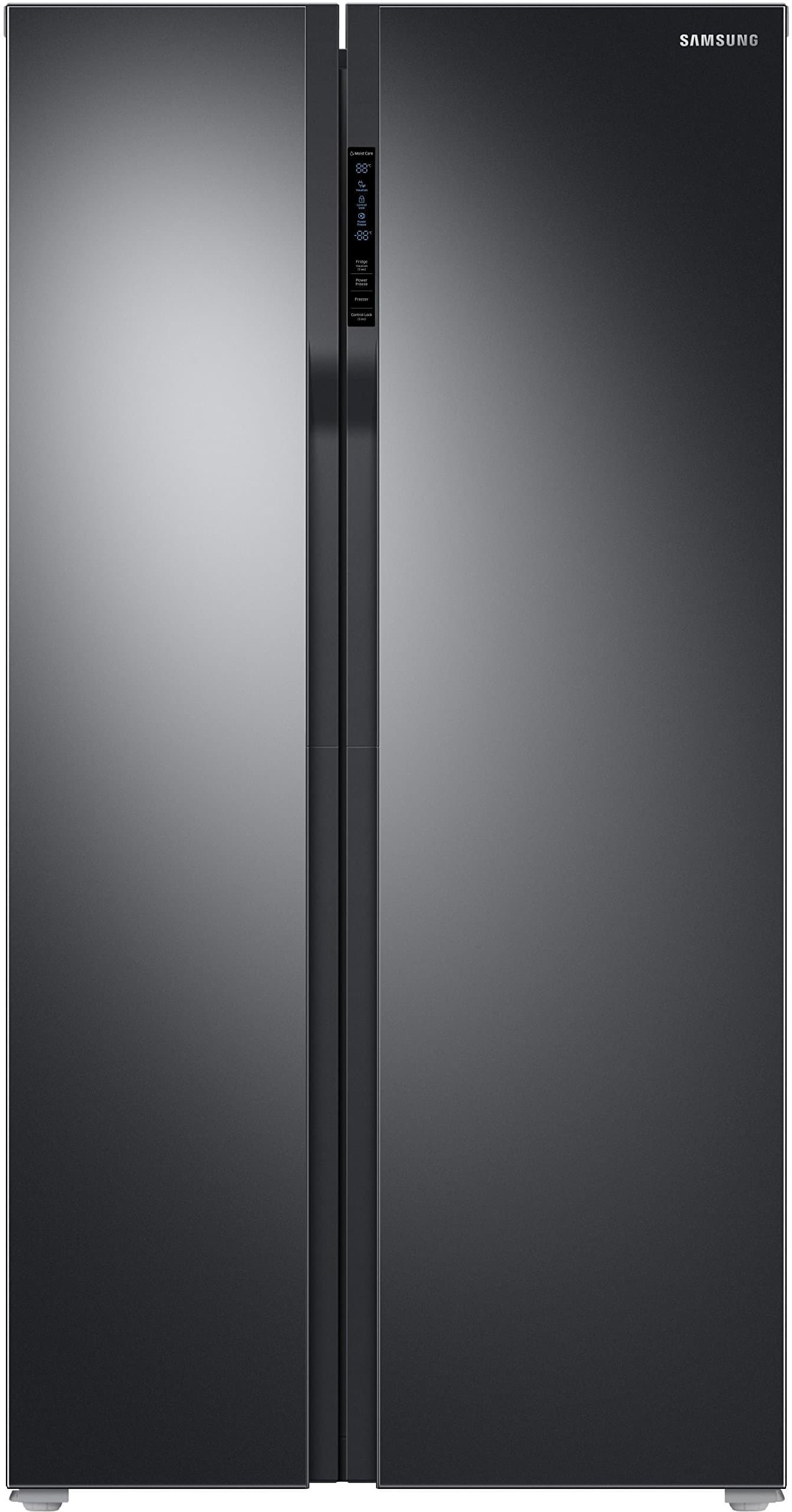 Samsung 604 L Frost Free Side-by-Side Refrigerator Appliance(RS55K50A02C/TL, Black, Inverter Compressor)