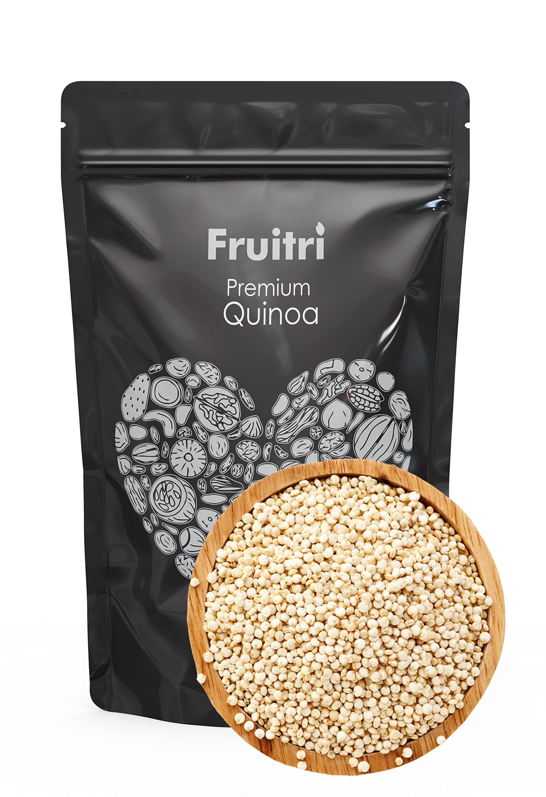 Fruitri White Quinoa | Gluten Free Quinoa | 1kg Pack
