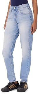 Levi's Women's Mid Rise Relaxed Tapered Fit Blue Jeans