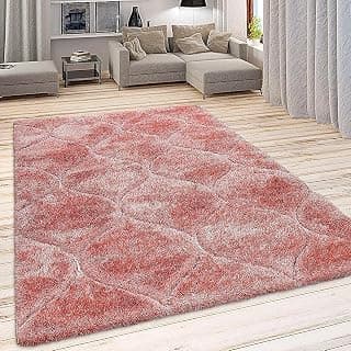 Peach Rectangular Area Rug 10x12ft (305x366 cm) - Premium Ultra Soft Washable Non-Slip Modern Floor Carpet for Living Room Bedroom Dining Room Home Office Decor