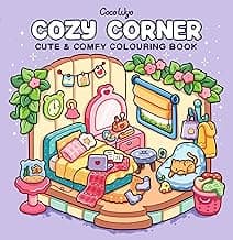 Cozy Corner: Coloring Books for Adults by Coco Wyo | Cozy Home Coloring Pages, Cute Simple Designs, Stress Relief & Relaxation: A Calm and Comforting Colouring Book