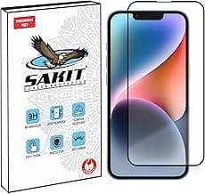 UniqueMe Sakit® Military-Grade Premium Tempered Glass Screen Protector for iPhone 13/13 Pro / 14 / 16e with Edge to Edge Coverage I Case Friendly, 9H Hardness and Bubble free installation kit