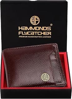 HAMMONDS FLYCATCHER Wallet for Men Leather Original, Mens Wallet, Leather Wallets for Men Stylish, Bi-Fold Wallets for Man, 6 Card Slots, Easy Access Card Slots, Coin Pocket, Gift for Mens - Brown