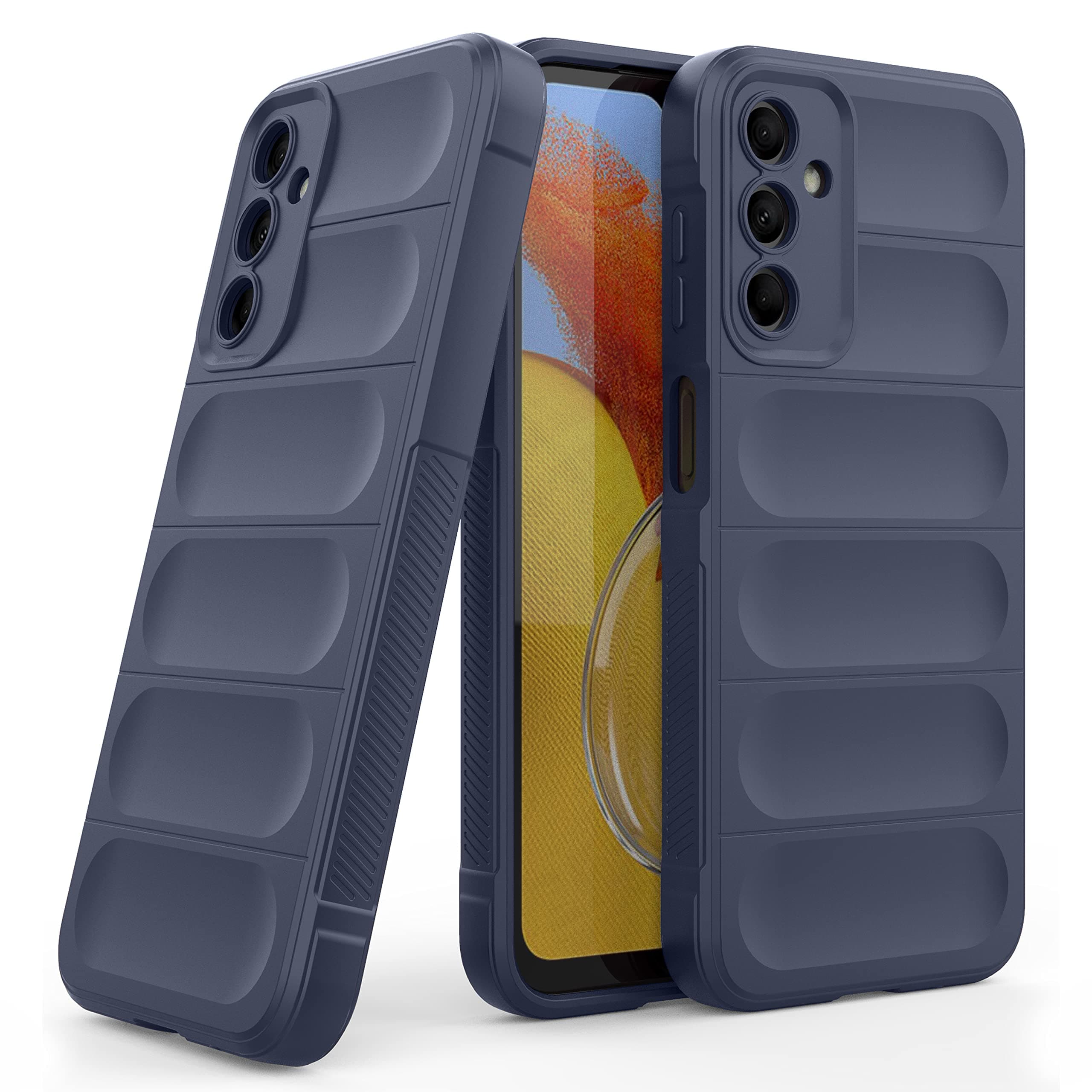 Zapcase Back Case Cover for Samsung Galaxy M14 5G | Compatible for Samsung M14 5G Back Cover | Liquid Silicon Magic Case with Camera Protection | Sapphire