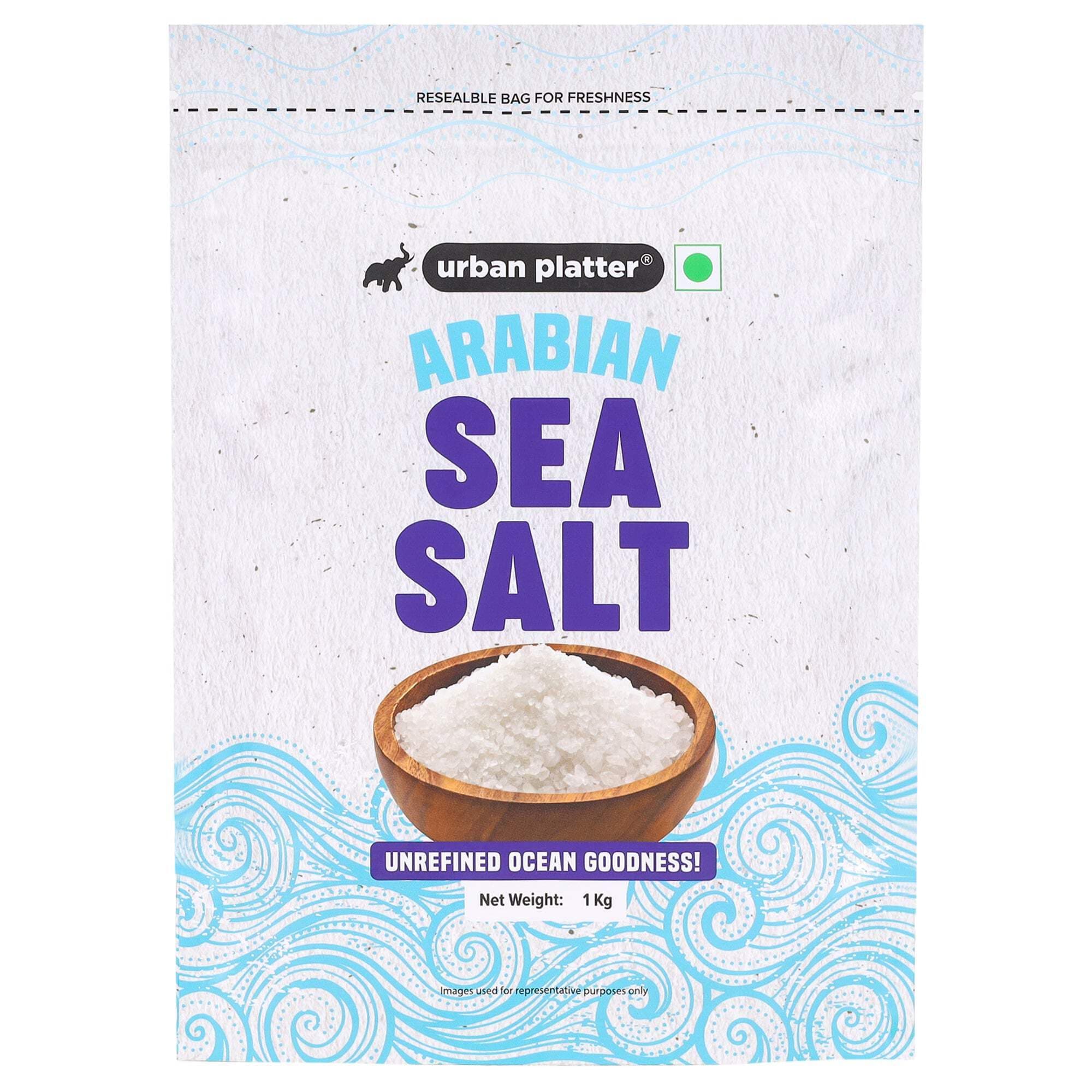 Urban Platter Arabian Sea Salt Flakes, 1Kg