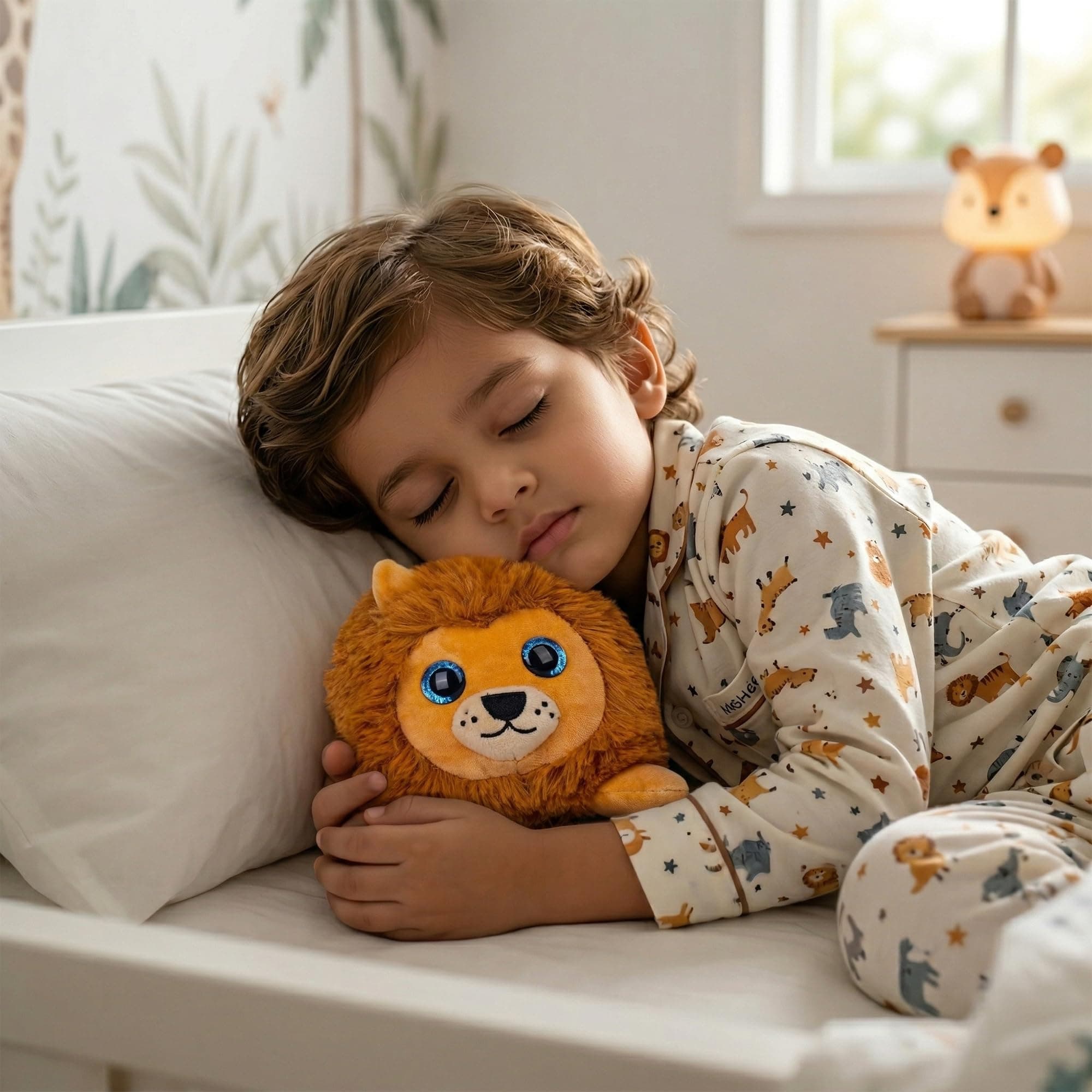 Mirada Lion Face Soft Plush Toy – 14cm | Cute Adorably Detailed Stuffed Animal for Kids, Boys & Girls | Super Soft & Cuddly Plushie for Animal Lovers & Room Décor