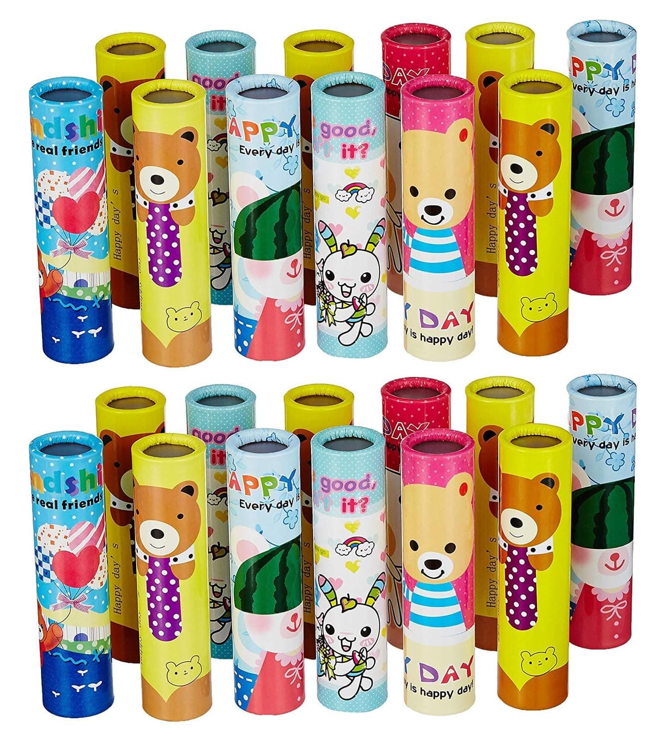 Asera 24 Pcs Birthday Return Gifts Kaleidoscope - Children Kids Educational Fun Magic Science Toy