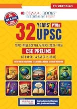 Oswaal 32 Years UPSC CSE Prelims Topic-wise Solved Papers 2026–1995 | Paper 1 & 2 | Exam Intelligence | Smart Revision | Video-Linked Solutions | 2027 Exam