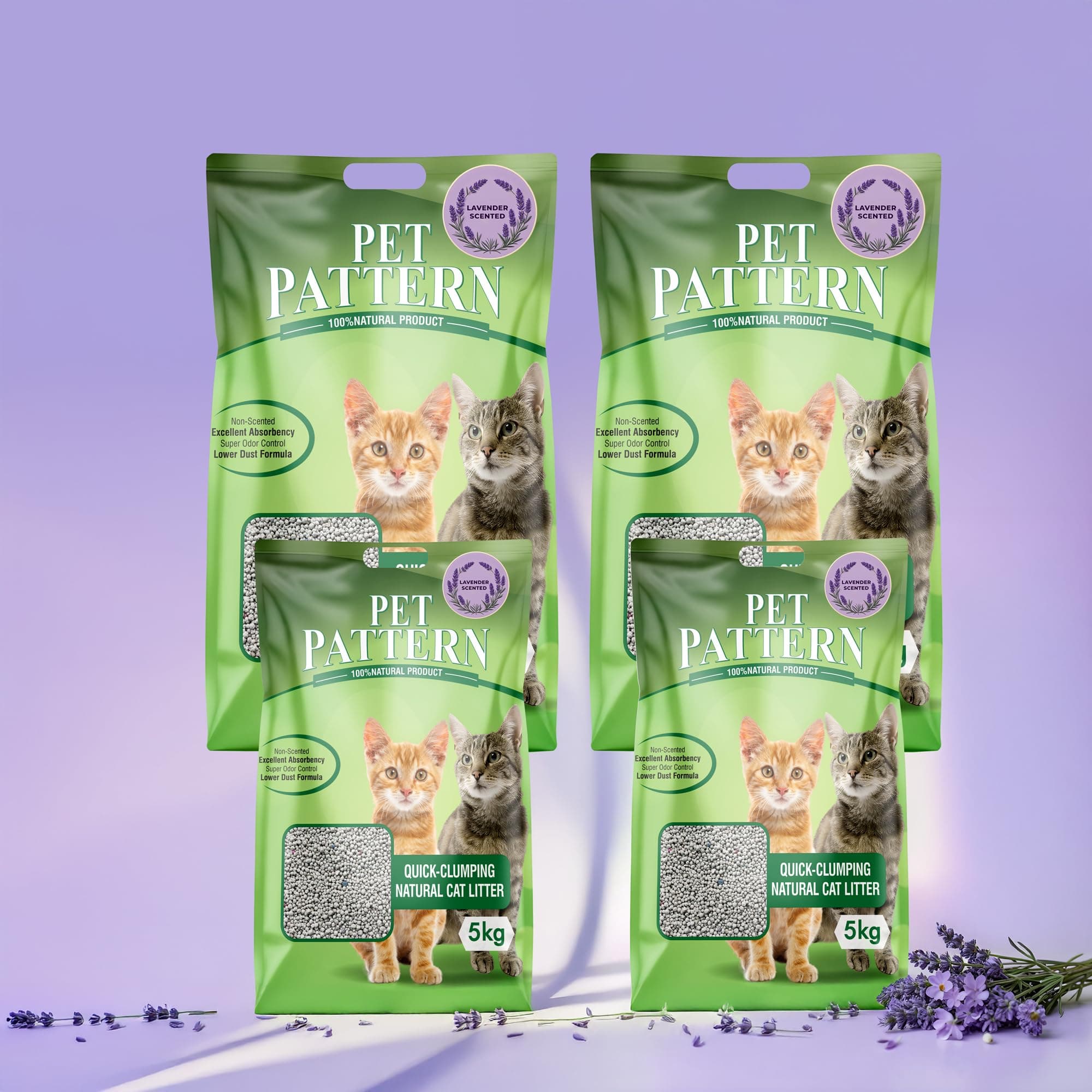 Ever Clean CalmAura Lavender Cat Litter 20kg – Soothing Scent | Fast Clump | 99% Dust-Free | Freshness in Every Pawstep