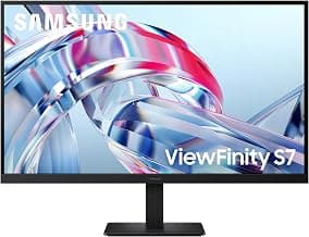 Samsung 27" (68.47cm) 4K UHD Monitor|4K 3840 x 2160|IPS Panel|HDR 10|SRGB 99%|1.07 Billion Colors|Wide Viewing Angle|Ports-HDMI,DP,Headphone|PIP|PBP|Eye Saver Mode|LS27H700EAWXXL |Black